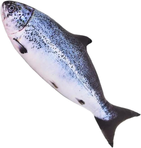 24 Inch Simulation Fish Plush Toy - Soft Fish Cushion Pillow, Stuffed Animal Toy for Cats or Kids
