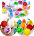 Prextex Easter Eggs Educational Puzzle in a Basket (12 Eggs) - Baby Easter Basket Toddler Toy Gifts