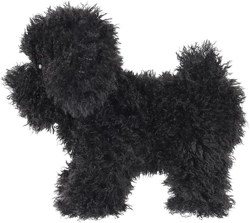 Apricot Lamb Toys Plush Black Poodle Dog Puppy Stuffed Animal Soft Cuddly 8.3 Inches Perfect for Child