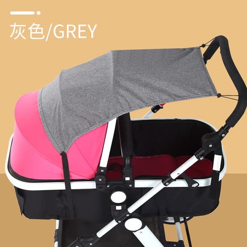 Universal Stroller Sun Protection, Baby Carriage UV Shelter with Mesh Window and Water Resistance