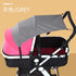 Universal Stroller Sun Protection, Baby Carriage UV Shelter with Mesh Window and Water Resistance