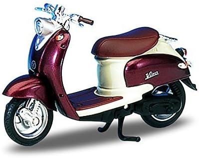 Welly Die Cast Motorcycle, Copper, Yamaha 1999 Vino YJ50R, 1:18 Scale