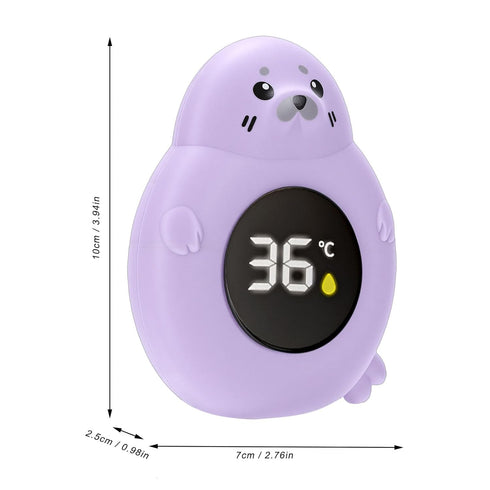 IP67 1 BRRNOO Baby Bath Water Thermometer with Green Light Alarm, Digital Bathtub Safety Thermometer for Infant Toddler