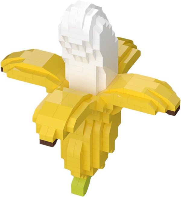 Kids Adult Animal Micro Building Blocks Set KLJM-10 (Banana, 526 Pcs) for Home and Office Decoration