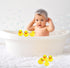 umbresen Yellow Rubber Ducks Bath Toys for Preschool, 24pcs Mini Duckies Gift for Baby Shower, Pool Float, Party Favors