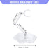 POMER Action Figure Stand, 5 Pcs Transparent Assembly Holder Base Display Model Support for HG/RG Gundam