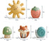 Set 5-Piece Set 4 1 6 Itzy Ritzy Finger Puppet Bath Toy Includes Soft Finger Puppets & Water-Squirting Bath Toy Fun