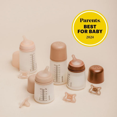 1 2pk, 6oz/180mL, Suavinex Zero Zero Anti Colic Baby Bottle, No Spanish Baby Bottle Brand, Minimizes Bottle Rejection
