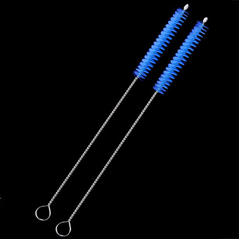 BFLCTTBD 10 Pcs Drinking Straw Cleaning Brush Long Nylon Pipe Cleaner Brush for Glass Metal Straw Pot Spout Sippy Cup