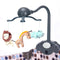 Baby Crib Mobile for Pack and Play,Bassinet Mobile with Music,Rotation,Nursy Lights,Natural Sounds,Timer