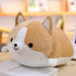 Corgi Dog Plush Pillow, Soft Shiba Inu Stuffed Animal Toys for Bed, Valentine, Kids Birthday, Christmas (Brown, 11.8
