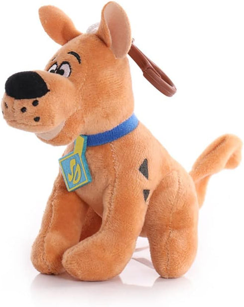 6 Inches Scooby Doo Plush Keychain, Great Dane Stuffed Animal for Bag, Christmas Gift for Kids Teens