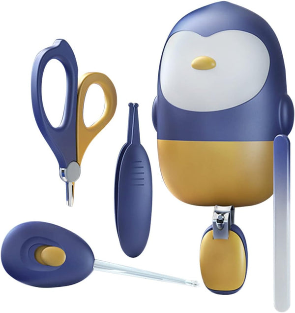 Boy Girl Nail Clippers Set Grooming Kit for Newborns Nail Scissors File