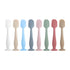Psdndeww Gentle Application Baby Diaper Cream Spatula Silicone Handheld Scraping Spoon with Suction Base for Easy