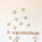 QENWWENG 10 Pieces Boho Nursery Star Wall Decor,Wooden Baby Room Star Wall Decor,Wooden