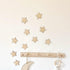 QENWWENG 10 Pieces Boho Nursery Star Wall Decor,Wooden Baby Room Star Wall Decor,Wooden