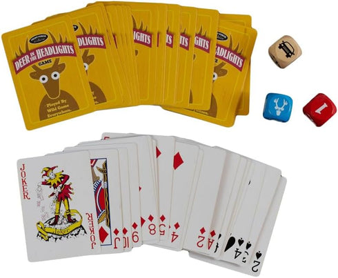 Deer In The Headlights - The Card & Dice Game for Ages 5 and Up, Played by Wild Game Everywhere
