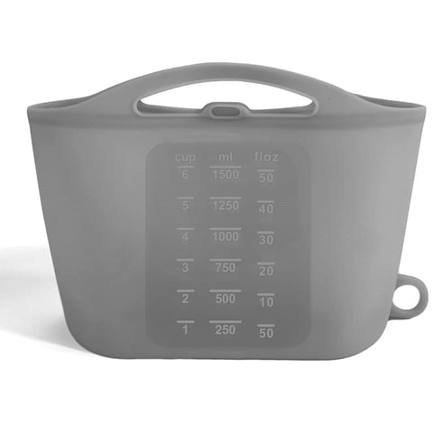 SiLnmLih Silicone Microwave Steam Sterilizer Bags for Travel Large Reusable Feeding Bottle Sterilization