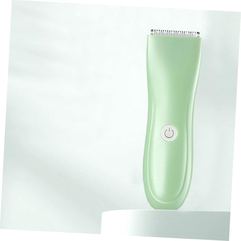 Generic Trimmer Rechargeable Hair Clipper Light Green Hair with Blades Safe Rounded Design for Newborns