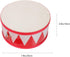 Kids 8 Inch Wooden Drum Set with 2 Drumsticks, Musical Instrument for Toddlers Boys Girls