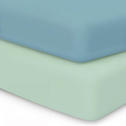 MIMINESTBABY Comfort Baby Crib Sheets: Soft Fitted Crib Sheet That Stays Put, Universal