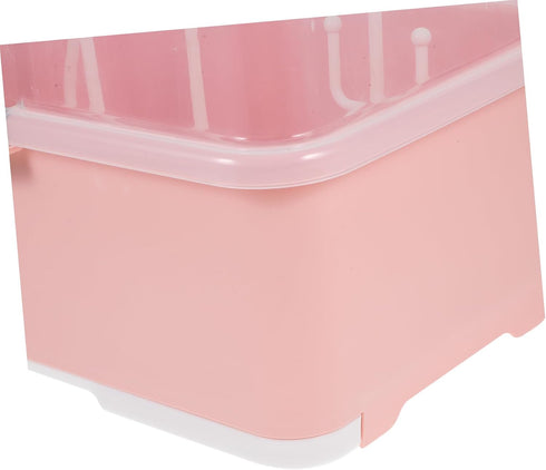 Cabilock Bottle Storage Box Drying Rack Food-Grade Material Organizer for Bottles Pacifiers and Accessories Compact