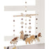 21 1/2" 10" Mud Pie Baby Nursery Puppy Mobile, Multi-Color, x Dia