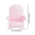 Ioensy Baby Dining Chair Cover Seat Pad Comfortable Backrest Replacement High Chair Mat Protector for Toddlers Baby