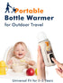 ENERGYMAMI Portable Bottle Warmer for Travel, Baby Bottle Warmer for Breastmilk & Formula, Milk Warmer on the Go