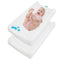 Changing Pad Cover Waterproof, 2 Pack Diaper Change Table Sheets for Baby Boys Girls, Fitted Cradle Sheets (32"x16")