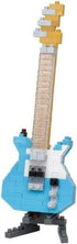 nanoblock - Instruments - Electric Guitar Pastel Blue, Collection Series Building Kit