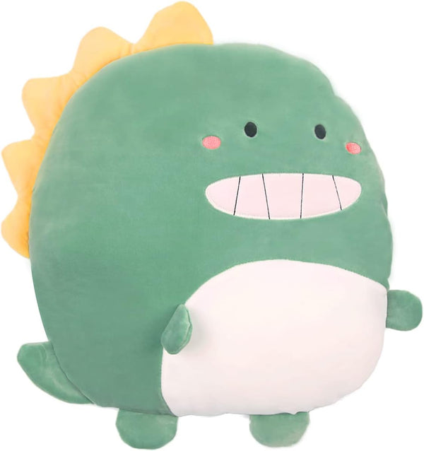 ARELUX 16in Soft Dinosaur Anime Plush Pillow - Cute Stuffed Animal for Kids Room Decor