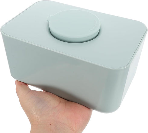 GARIOUANS Silicone Wipes Container with Lid Portable Diaper Wipe Holder for Home and Car Reusable Travel-Friendly