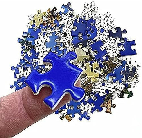 500 Pieces Puzzle for Adult - Lilac and Purple Butterflies Wooden Jigsaw Puzzles - Challenging Educational Fun