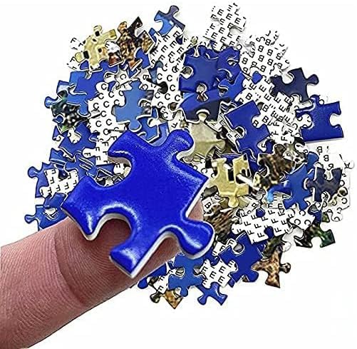 500 Pieces Puzzle for Adults, Lotus Koi Fish Wooden Jigsaw, Educational Fun Toys for Family Gift