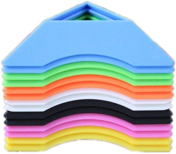 Goodplay 14 pcs Cube Stand Plastic for Puzzle Cube Holder Show - Multicolour Tripod