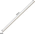 EUDAX 100Pcs 2mm Dia. STEM Toys Round Rod Axles for DIY Toy RC Car Boat Helicopter Model Part (2mmx150mm)