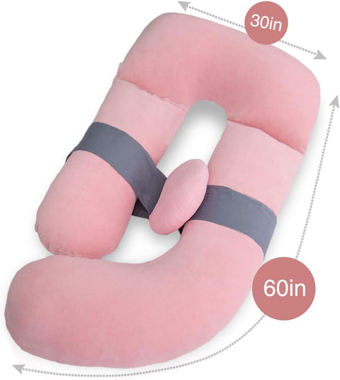 60in AS AWESLING Full Body Pillow | Nursing, Maternity and Pregnancy Pillow | Extra Large U Shape Pillows