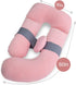 60in AS AWESLING Full Body Pillow | Nursing, Maternity and Pregnancy Pillow | Extra Large U Shape Pillows