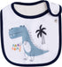 Maiwa 6 Pack Waterproof Cotton Baby Bibs for Girls and Boys for Drooling and Eating with Snaps