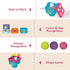 LTKFFFdp Baby Stacking Toys, Nesting Cup Shape Sorter for Toddler 1-3, Learning Stackable Block, Birthday Gift for Girl