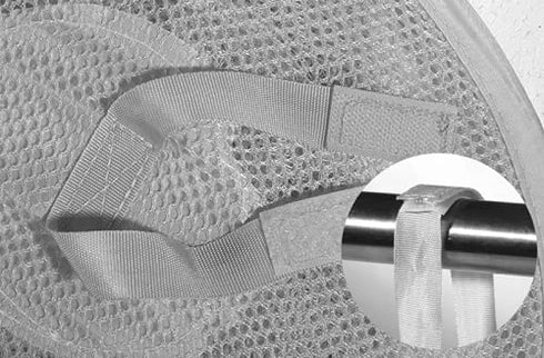 DODXIAOBEUL 2 4 2 Hooks,43.5 x12 4 Pcs Tier Foldable Hanging Mesh Storage Basket with Space Saving Toy Organizer