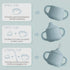 3 4 oz 1Pack Moonkie Silicone Baby Sippy Cups | Stages Training Cup Straw Cup for Infants Toddlers and Kid |