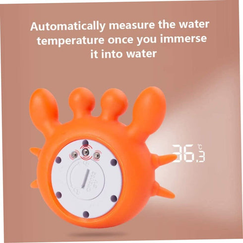 KUYYFDS Digital Baby Bath Thermometer Baby Safety, Room Thermometer with LED Display Temperature Warning, Infant Bath