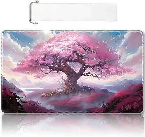Premium Stitched MTG Playmat with Zones and Non-Slip Rubber Backing - TCG Play Mat for MTG and Card Games