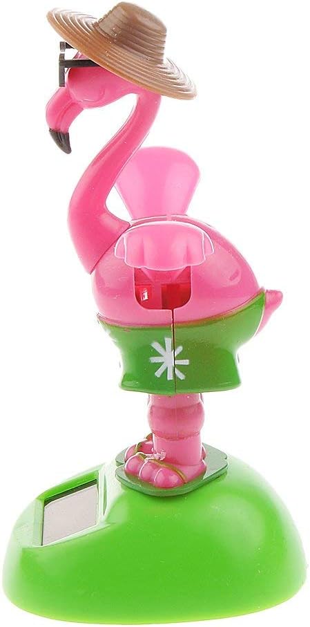 2pcs Solar Powered Car Toy Animal Dancing Dolls - Solar Powered Dancing Cactus Crane Home Ornament