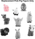 Mattel Replacement Pink Pig Figure for Fisher-Price Little People Playset - Works with Farm Playset and Other Sets