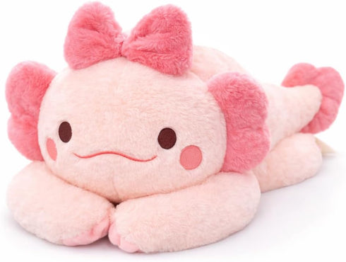 uoozii 20" | 4 Pounds Pink Axolotl Weighted Stuffed Animals with Unscented