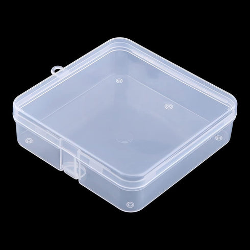 BOGEEL Portable Baby Infant Teether for Case Transparent Holder Pacifier Chain Storage Box Newborn Outdoor Travel Clear