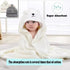 YECELINST 2 Pack URSEORY Hooded Baby Towels, Premium Soft Bath Towel for Babies, Newborn, Infant and Toddler, Ultra